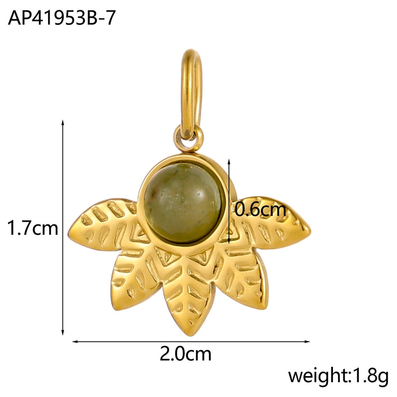 1 Piece 20 * 10mm 304 Stainless Steel Oval Pendant Jewelry Accessories