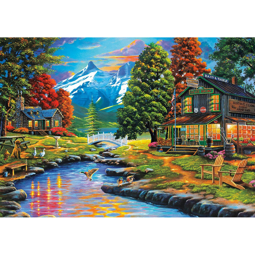 

Scenery - Round Drill Diamond Painting - 40*30CM, 501 Original