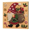 (20x20cm)Delivery Gnome DIY Pearl Painting Art With Inner Wooden Framed Kit