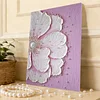 DIY Pearl Painting White Rose for Home Wall Decor with Frame(30x40cm)
