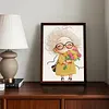 Diamond Painting-DIY Special Shaped Drill Pearl Painting Grandma Holding Flowers(30x40cm)