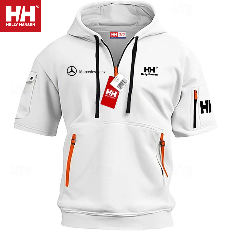 The new, loose hoodie from Helly Hansen® Mercedes-Benz is available in limited quantities