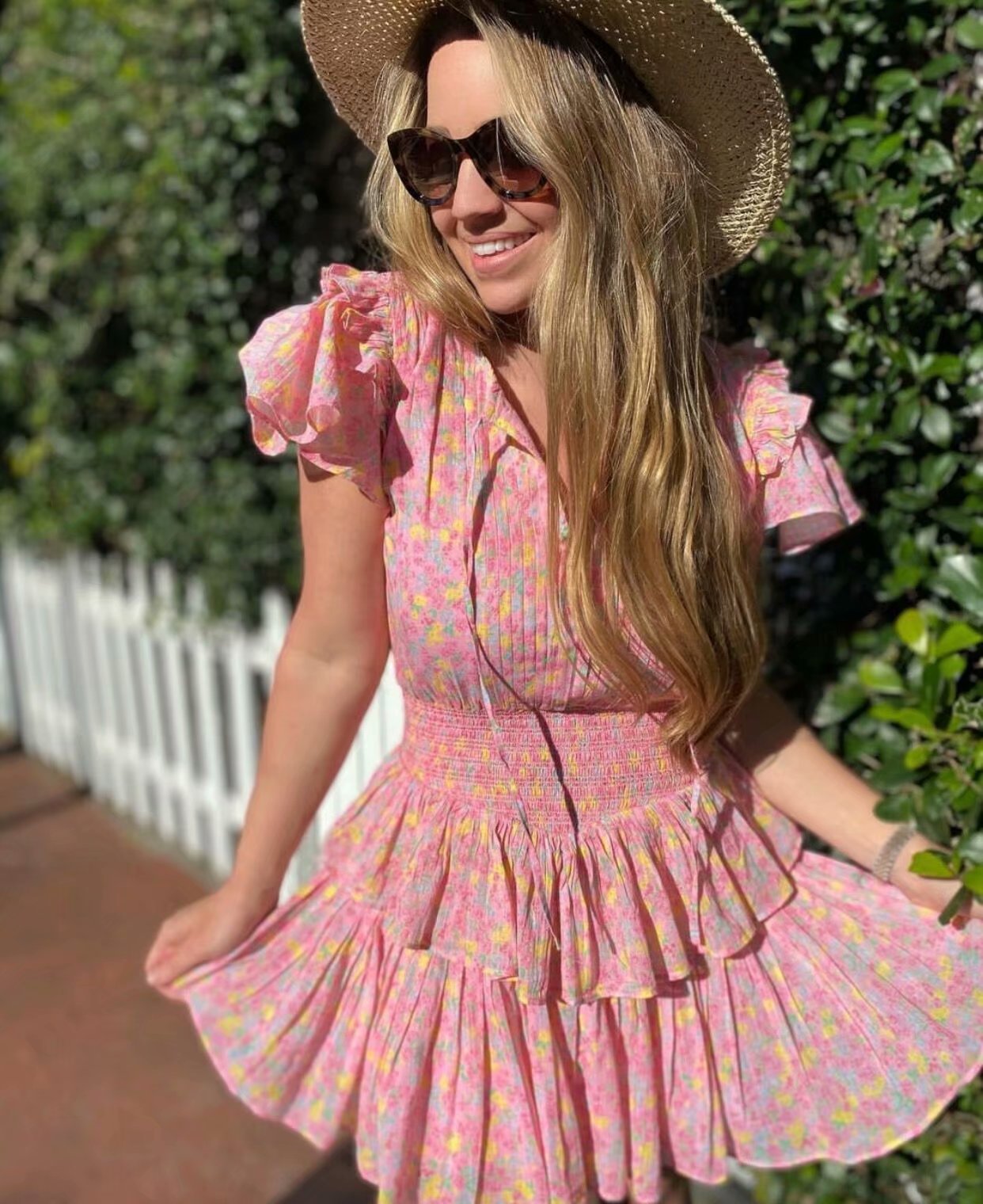  thdmladies Natasha Begonia Hand Dye Mini Dress thedmladies