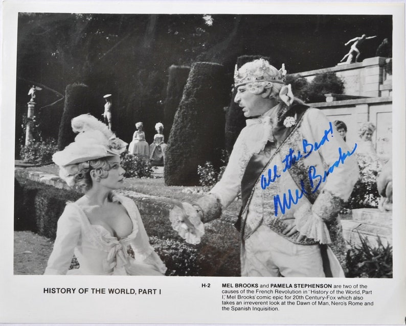 MEL BROOKS SIGNED Photo Poster painting History Of The World wcoa