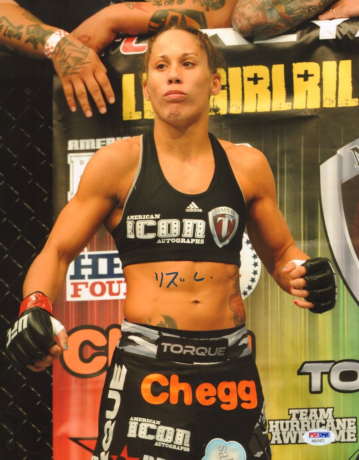 Liz Carmouche Signed UFC 11x14 Photo Poster painting PSA/DNA COA Picture Autograph 157 Fox 8 11