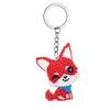 Bead Embroidery - Fox Beaded Counted Cross Stitch Keyring