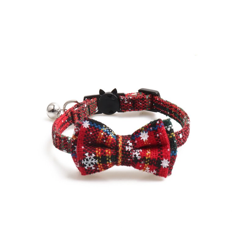   Christmas Snowflake Printed Pet Collar - Neojana