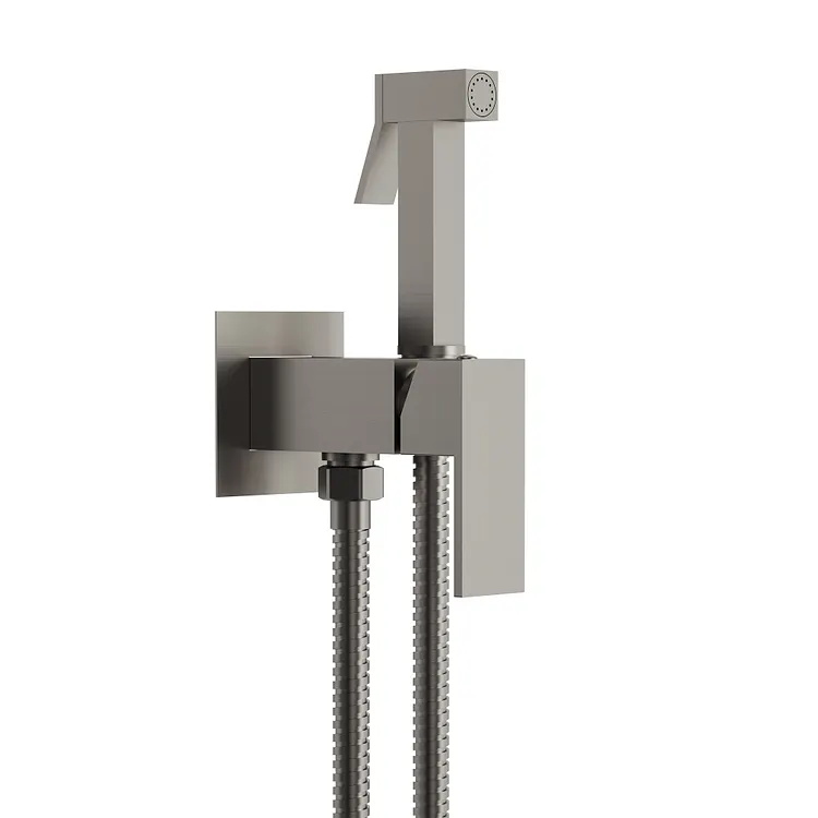 EVERSTEIN Handheld Bidet Sprayer with Temperature Control in Brushed Nickel