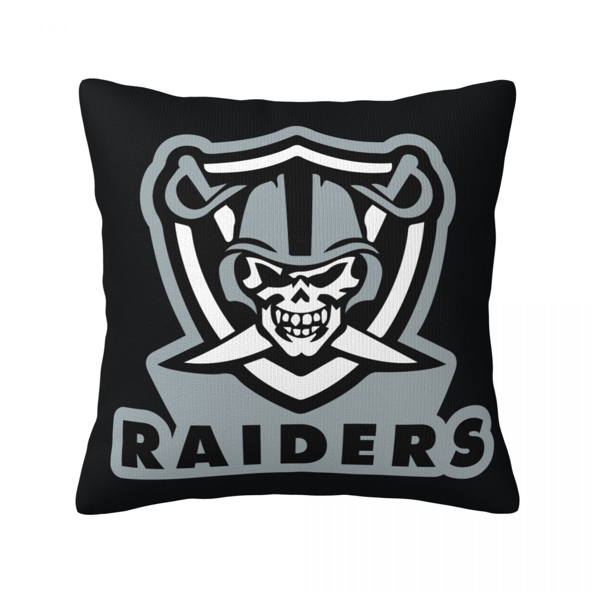 Las Vegas Raiders Skull Decorative Throw Pillow