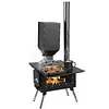 [US Local Warehouse] Portable Wood Burning Stove with Stainless Steel Construction Compact Tent Stove Chimney Pipes Included Firewood Stoves for Outdoor Heating & Cooking Ice Fishing Hunting
