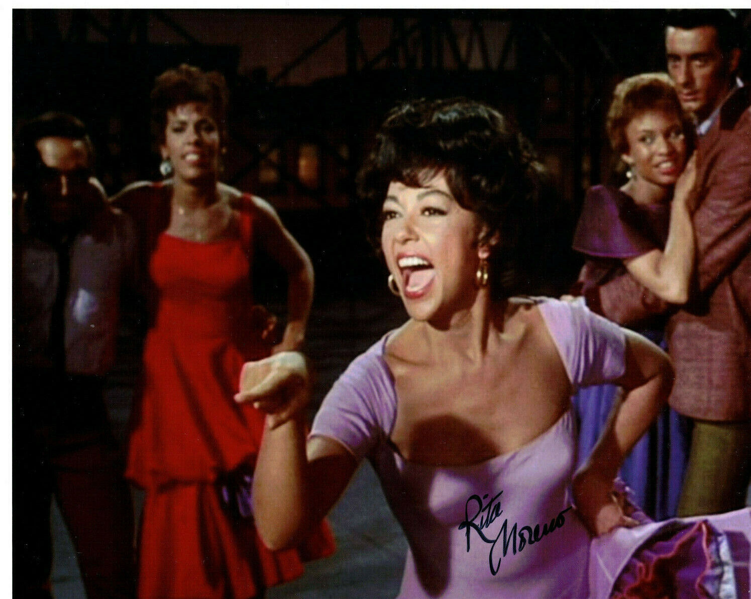 Rita Moreno Authentic Signed 8x10 Photo Poster painting Autographed, West Side Story, Anita