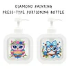 A Set of Two Multifunctional Diamond Painting Reusable Liquid Bottles DIY Special Shaped Drill Craft Kits