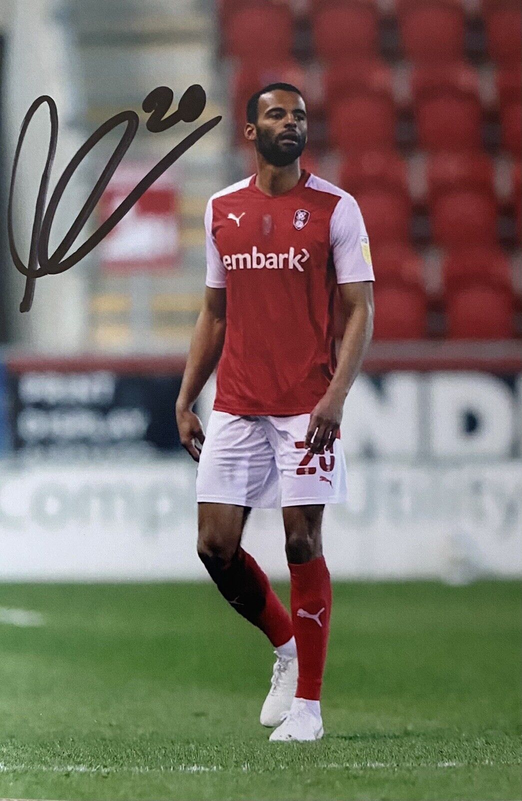 Michael Ihiekwe Genuine Hand Signed Rotherham United 6X4 Photo Poster painting 2