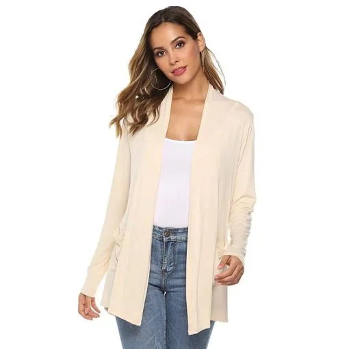 🔥 Last Day Promotion 49% OFF💕Women&rsquo;s Casual Lightweight Open Front Long Sleeve Cardigans