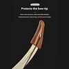 Leather Bow Tip Protector Bow Limb Guard Portable for Recurve Bow (Light Brown)