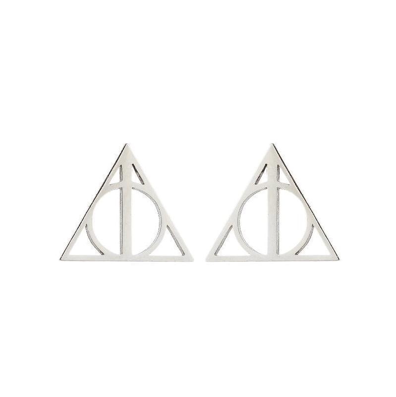 Minimalist Geometric 304 Stainless Steel No Inlaid 18K Gold Plated Ear Studs
