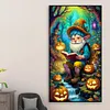 uk.everydayedeals (Limited Stock)Diamond Painting - Full Round - Pumpkin Lamp and Grandp(40*70cm)
