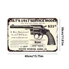 Colt's 1917 Service Model - Vintage Metal Signs - 20*30cm/30*40cm - Western&Warning
