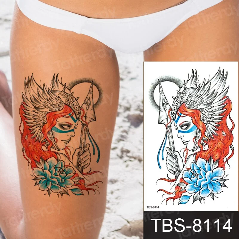 temporary tattoo phoenix dragon cats animals sexy tatoo for women girls arm shoulder tattoo sleeve back body art water transfer