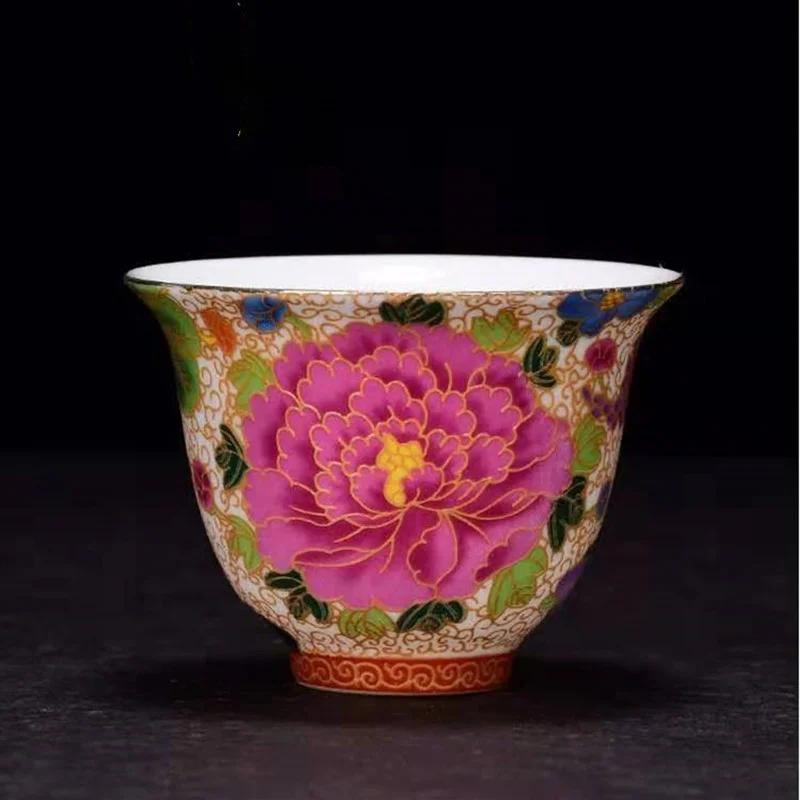 Jingdezhen ceramic Teaset tea cup master cup personal teacup Travel portable tea set 