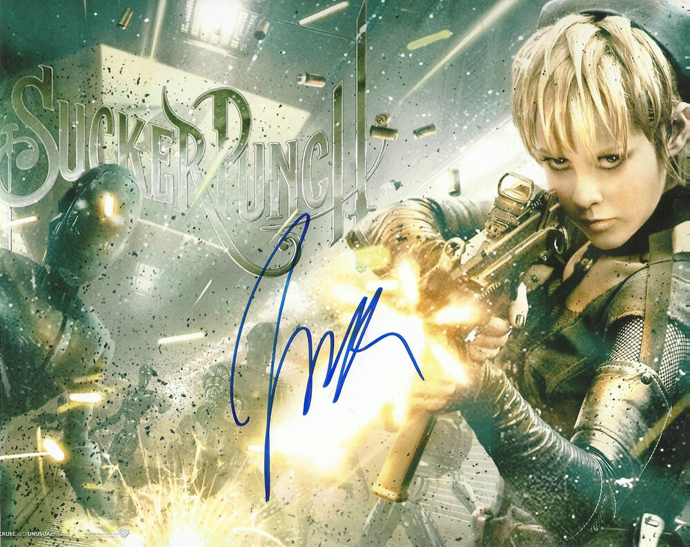 JENA MALONE 'SUCKER PUNCH' ROCKET SIGNED 8X10 PICTURE *COA