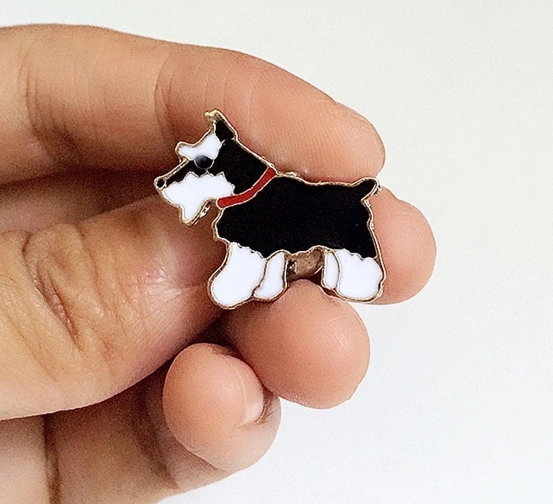 Cute Minimalist Pin Animal Dog Alloy Enamel Unisex Brooches