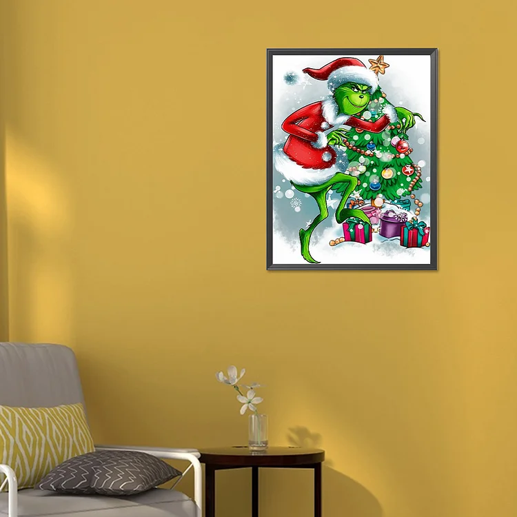 Christmas The Grinch - Full Round - Diamond Painting(30*40cm)