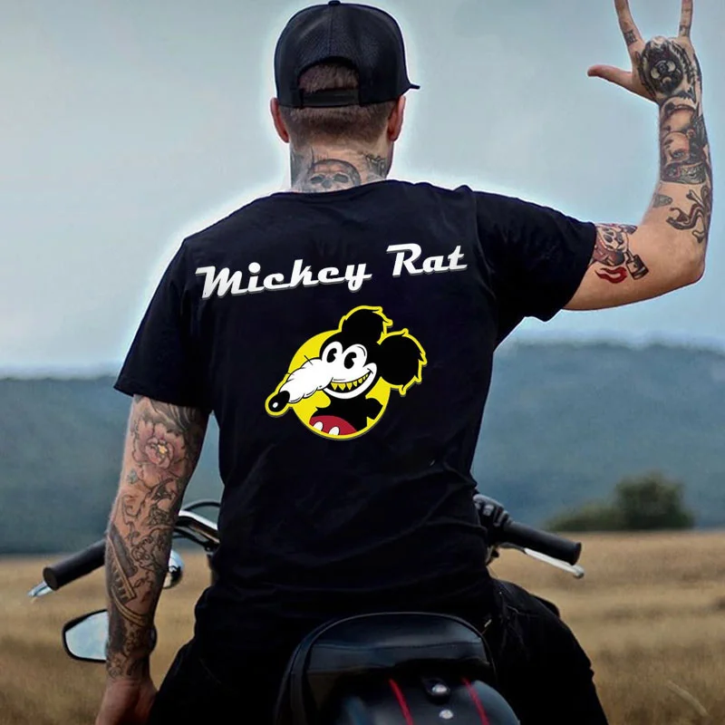 MICKEY RAT Print Men's T-shirt
