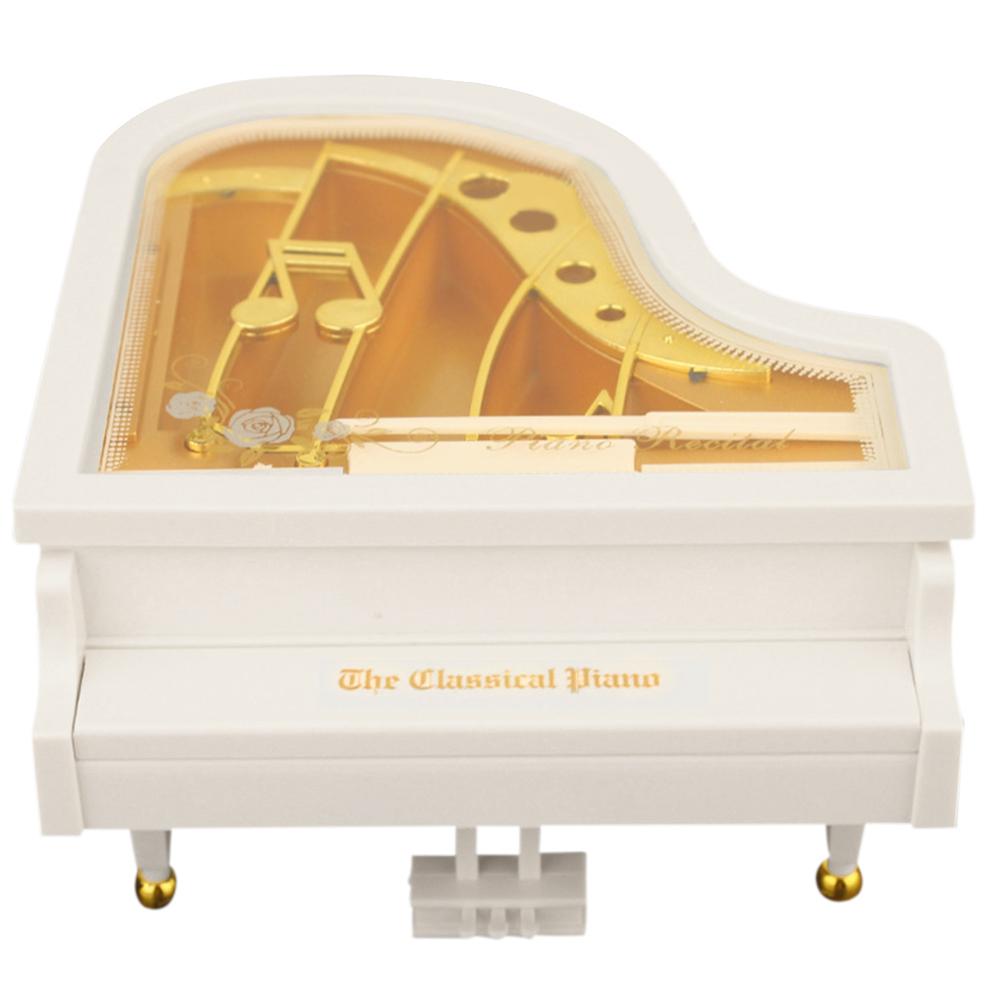 

Creative Mini Piano Model Music Box Metal Antique Musical Case Wedding Gift, 501 Original