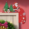 DIY Xmas Diamond Art Door Frame Decoration Door Corner Pendants Kit
