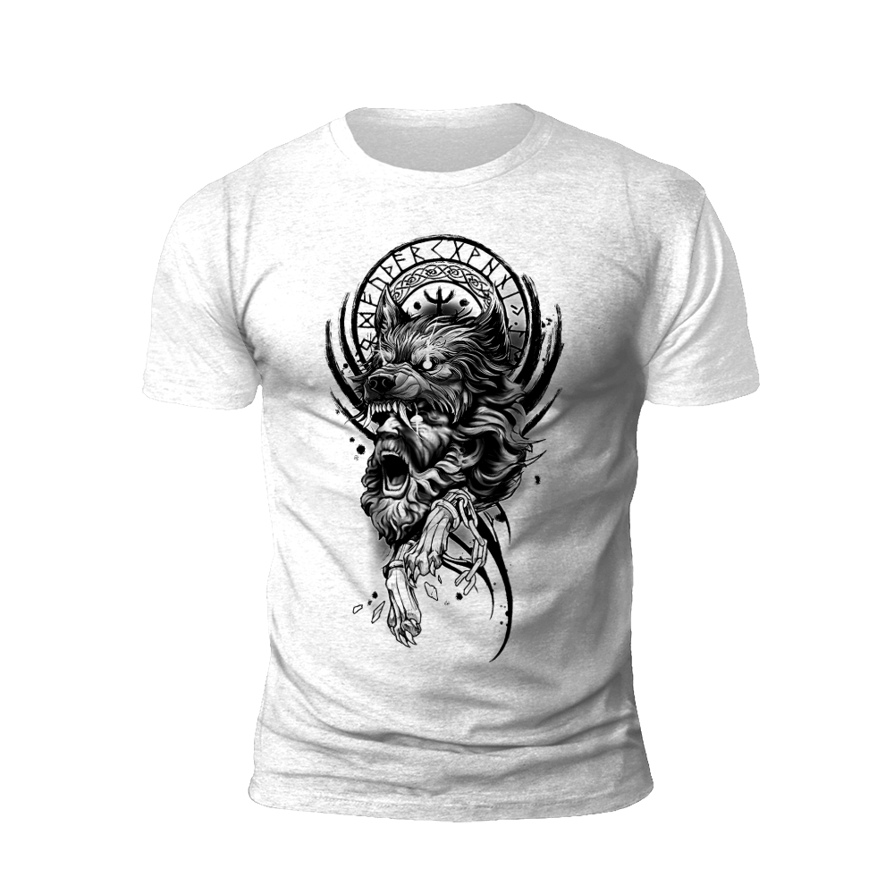 Norse Fury: The Boar's Battle Cry T-shirt