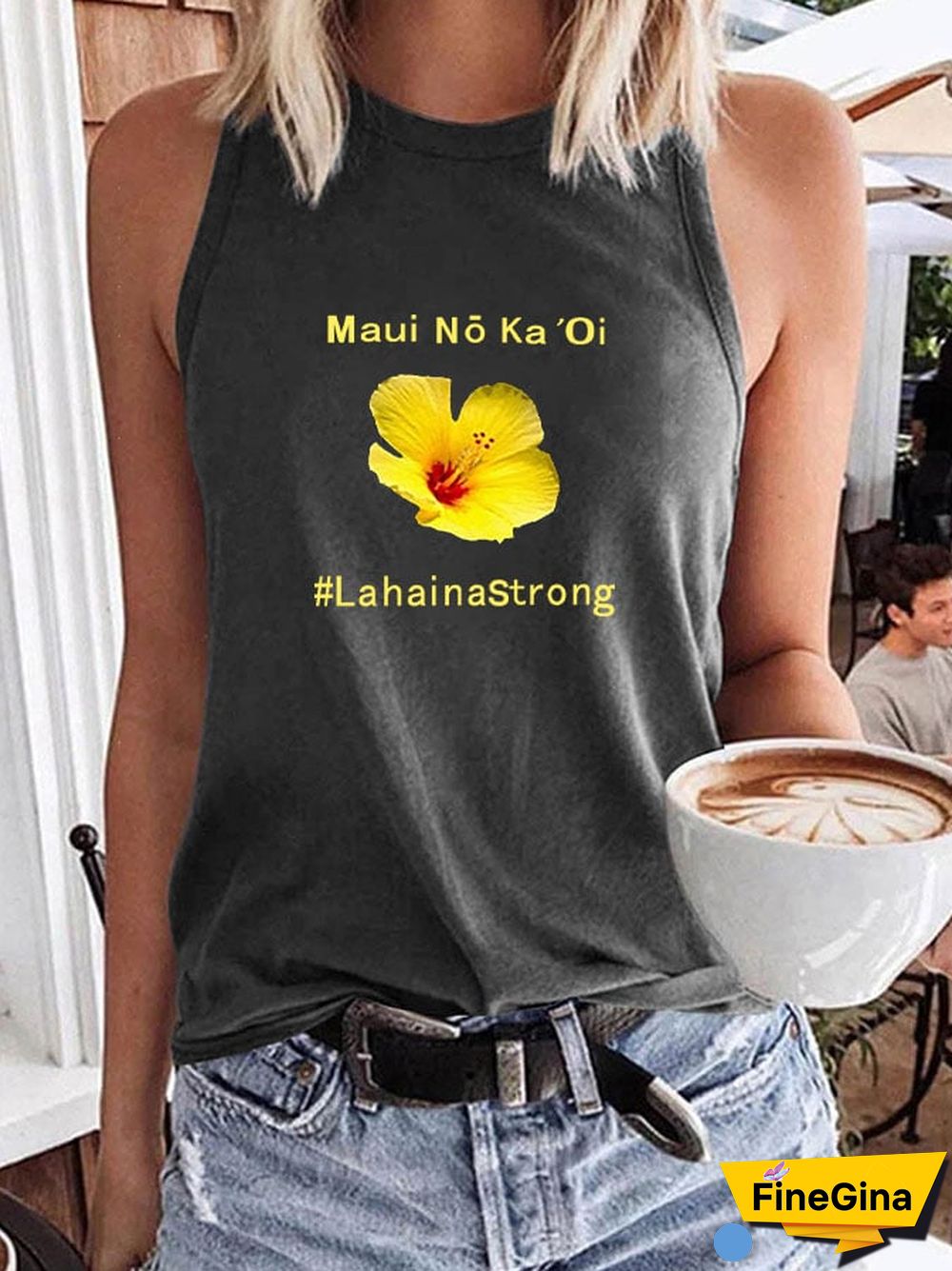 womens lahaina strong tank top