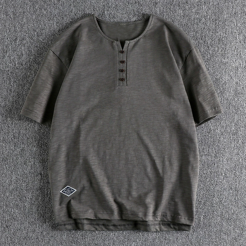 Men's Vintage Slub Cotton Short Sleeve T-Shirt