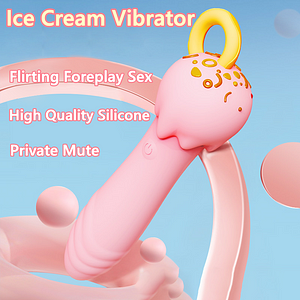 Ice Cream - 10 Frequency Vibration Wand Vibrator