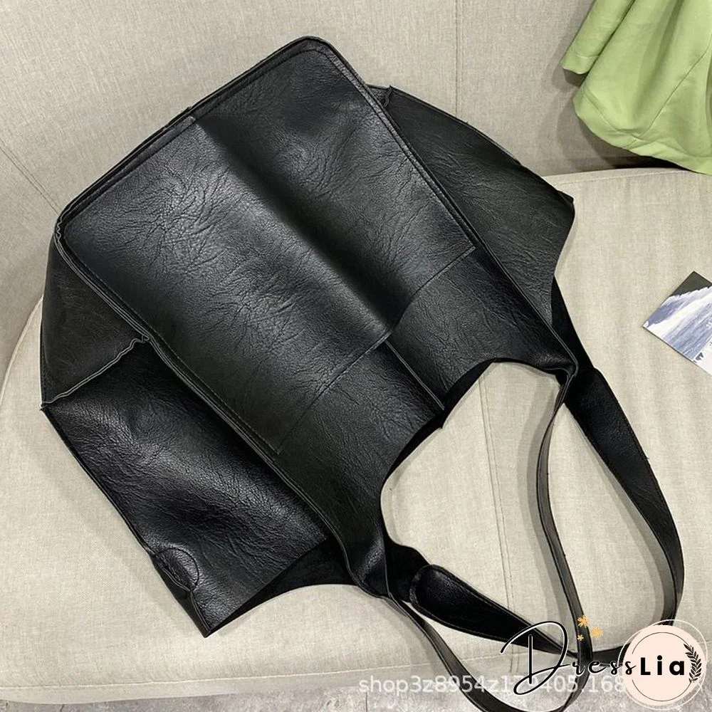 Brown Leather Womens Tote Bags School Handbags