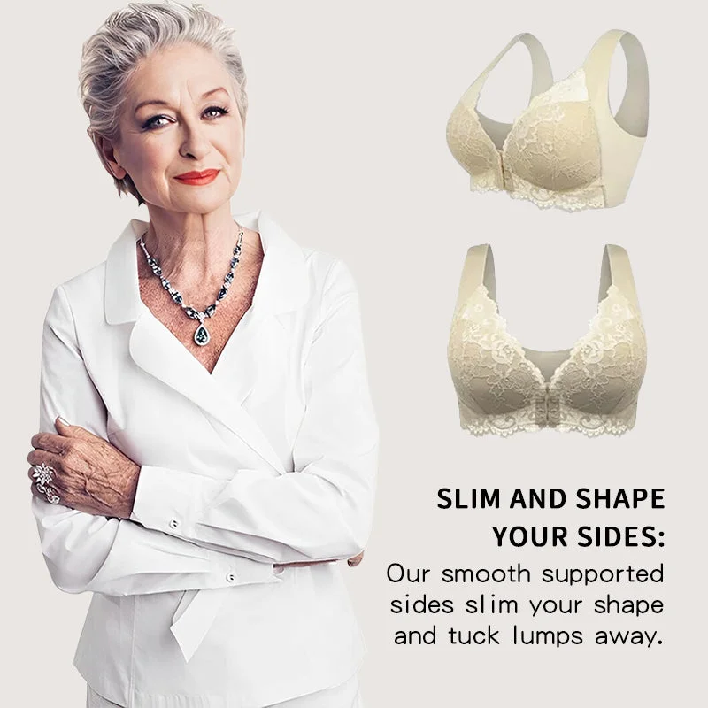 LilyBras&reg;Lace front buckle breathable perfect support bra(Buy 1 Get 2 Free)-Tri-color bundle