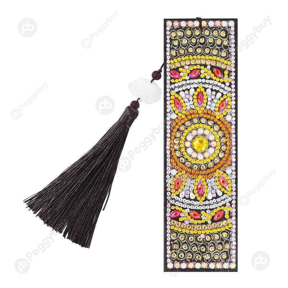 

Ethnic Flower-DIY Creative Diamond Bookmark, 501 Original