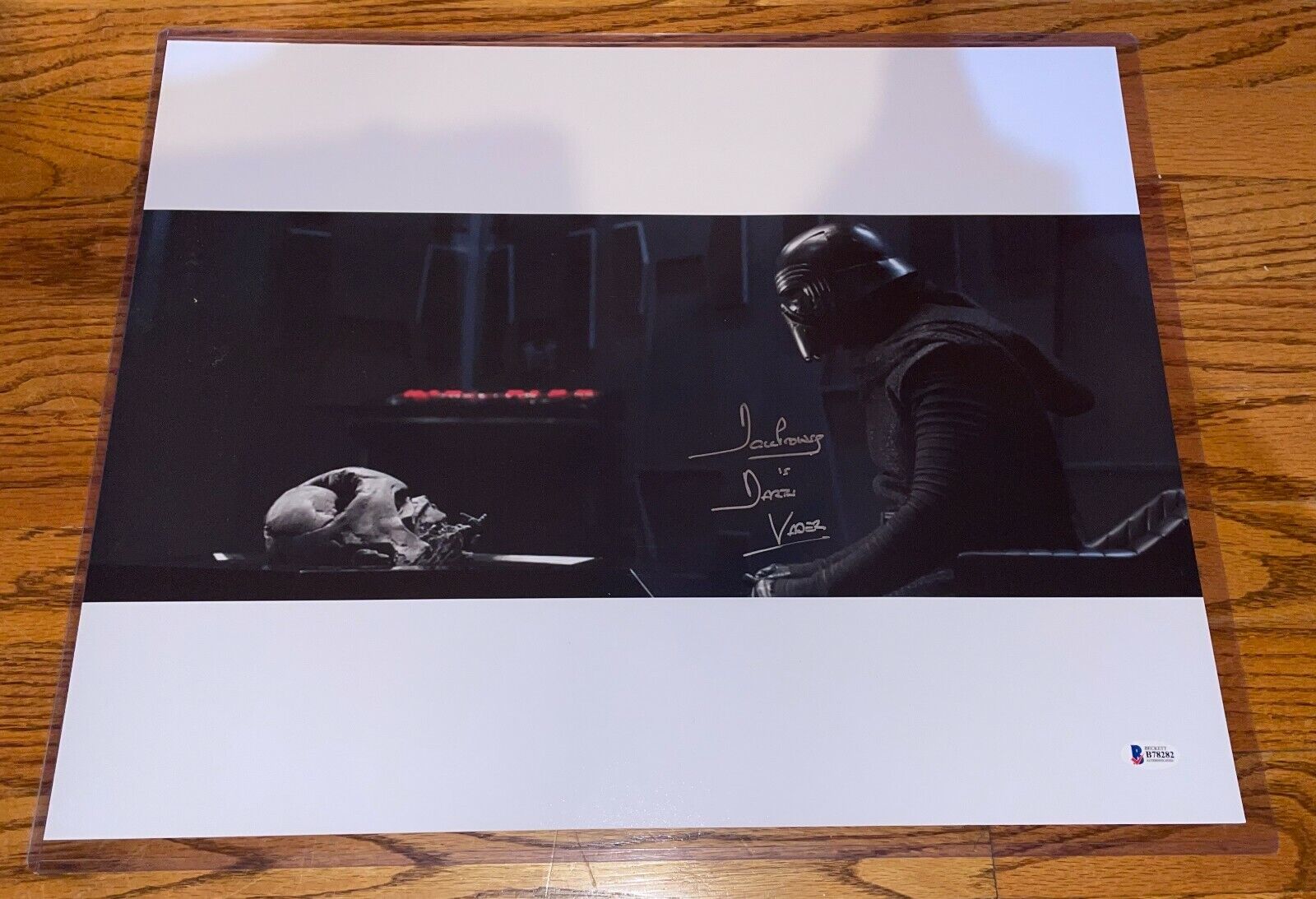 David Prowse as Darth Vader in Star Wars signed 16x20 Photo Poster painting BAS Beckett COA