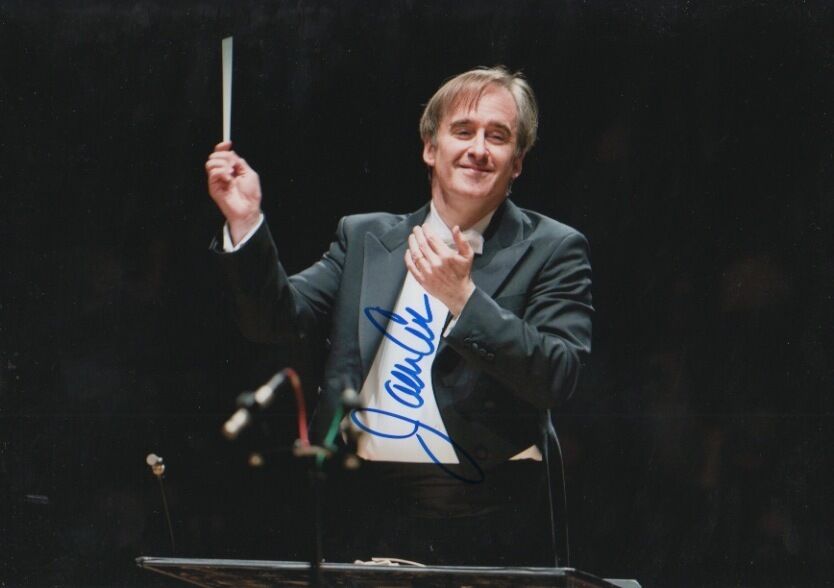 James Conlon Conductor signed 8x12 inch Photo Poster painting autograph