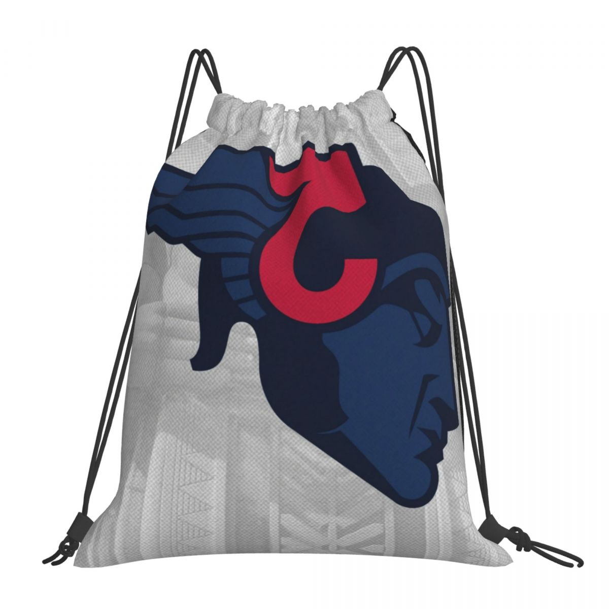 Cleveland Guardians Emblem Unisex Drawstring Backpack Bag Travel Sackpack
