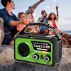 16000mAh AM/FM/WB NOAA Emergency Weather Radio Hand Crank/Solar/Type-C Charging