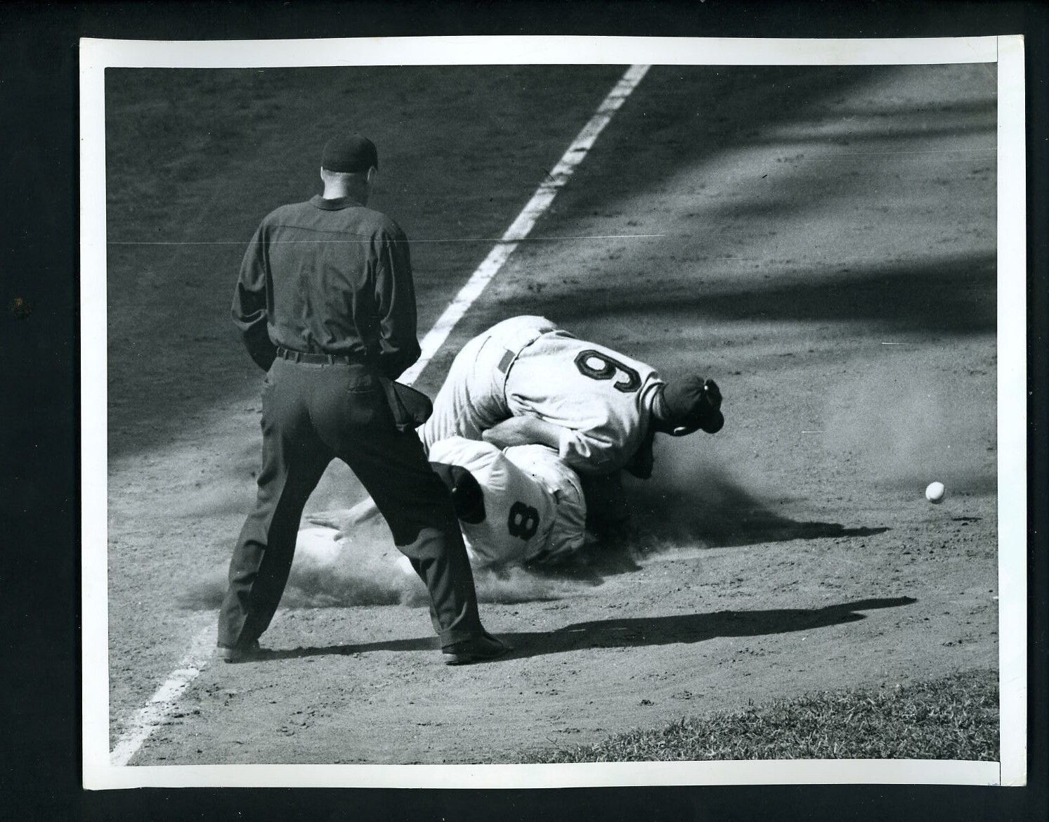 George Shuba Connie Ryan Bill Engeln 1952 Press Photo Poster painting Brooklyn Dodgers Phillies