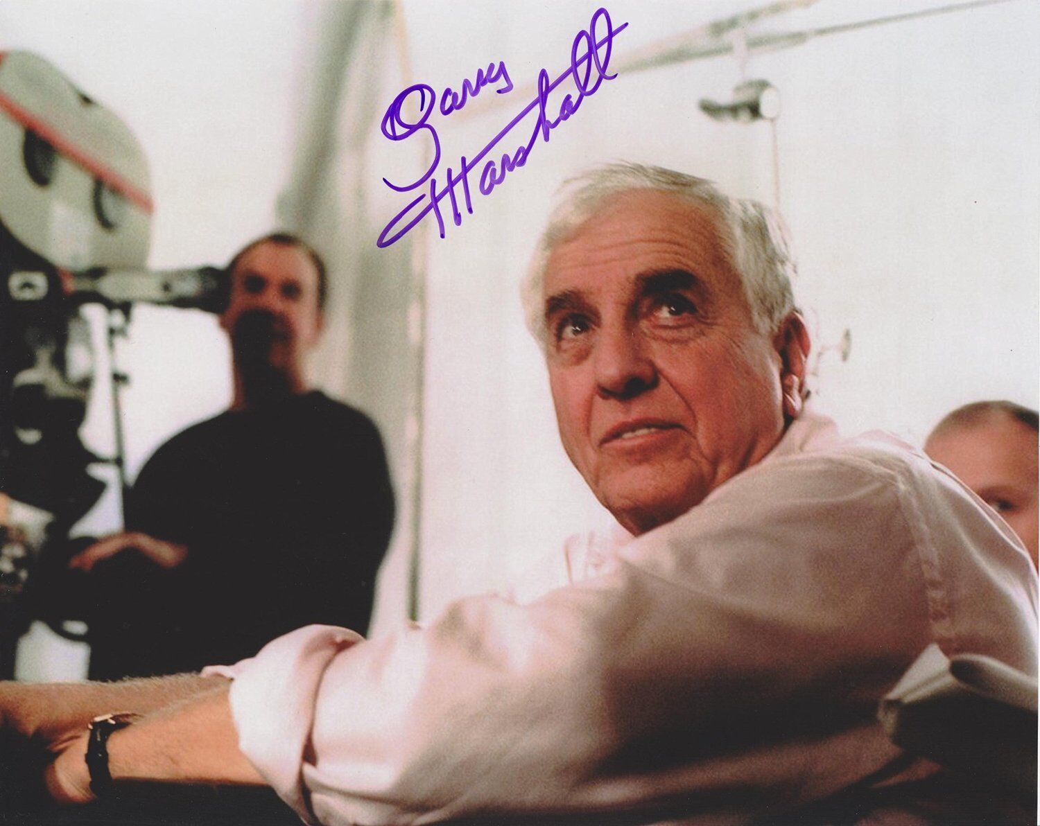 Garry Marshall Signed 8x10 Photo Poster painting Happy Days Pretty Woman Director RIP - RARE! #2