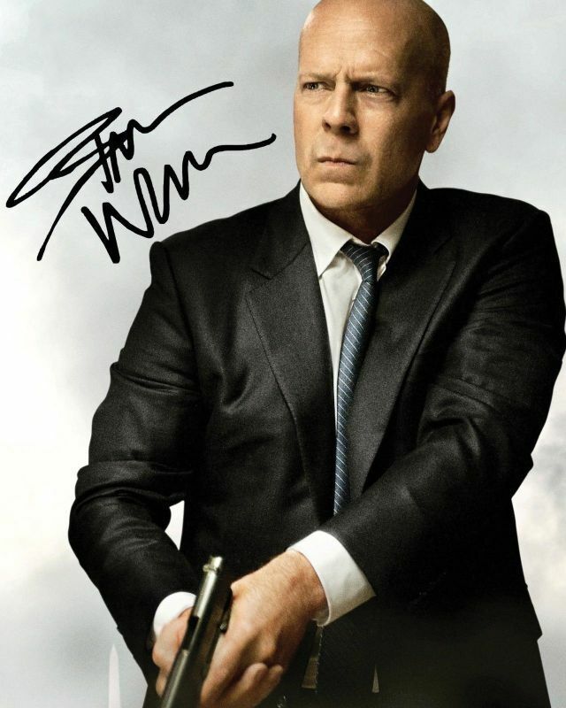 Bruce Willis Autograph Signed Photo Poster painting Print