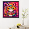 Diamond Painting-DIY Full Round Drill Cat