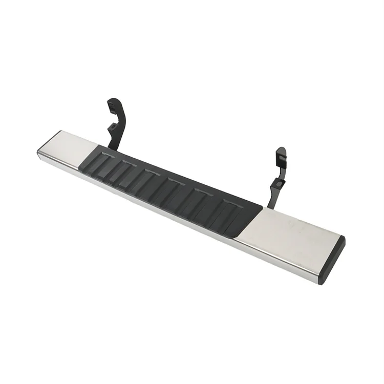 SEBLAFF Running Boards Side Steps 6 Inches Steel Black Silver Replacement for 2019-2022 Silverado Sierra 1500 2500HD 3500HD Regular Cab