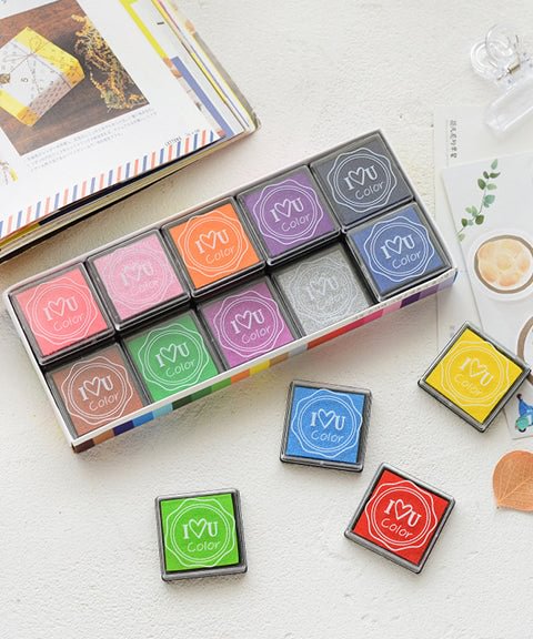20 Colors Ink Stamp Pad Set