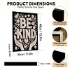DIY Pearl Painting Be Kind for Home Wall Decor with Frame(30x40cm)