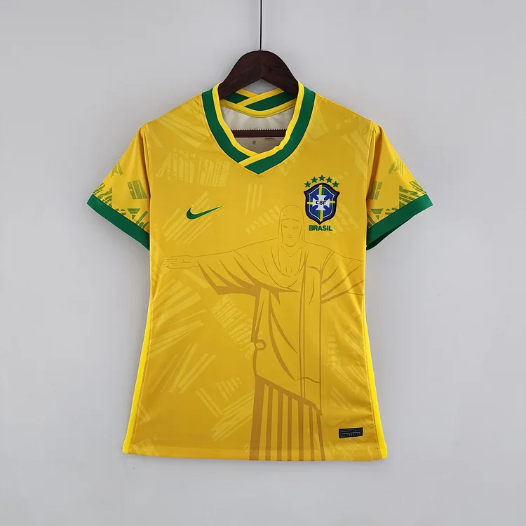 Women's Brazil Classic Shirt Kit 2022-2023 - Yellow