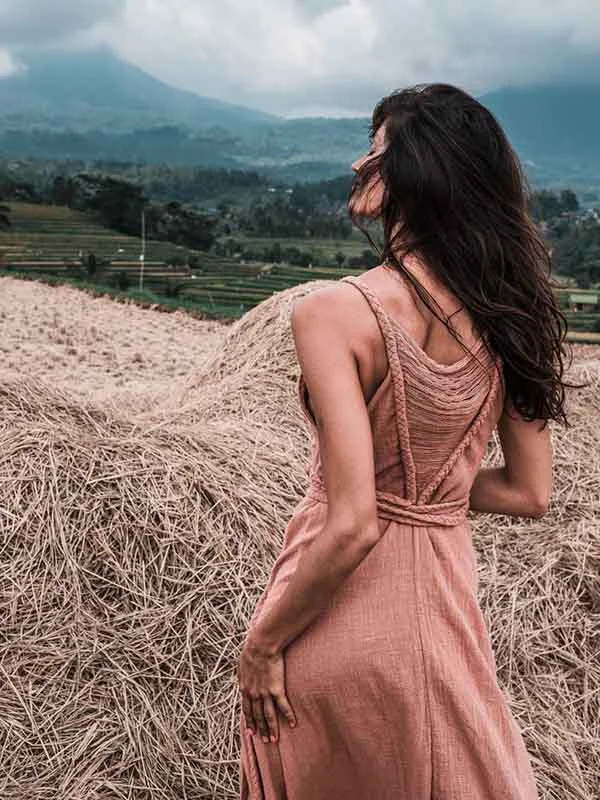 Women's Temperament Retro Long Dress-Mayoulove